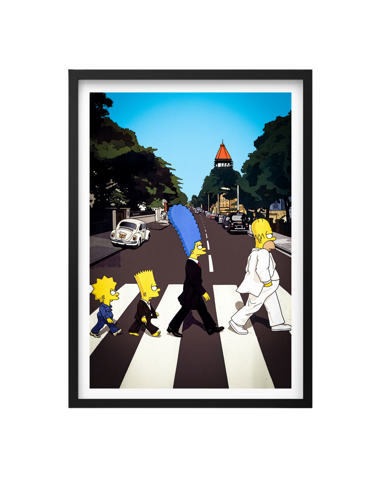 Cuadro Los Simpson Abbey Road