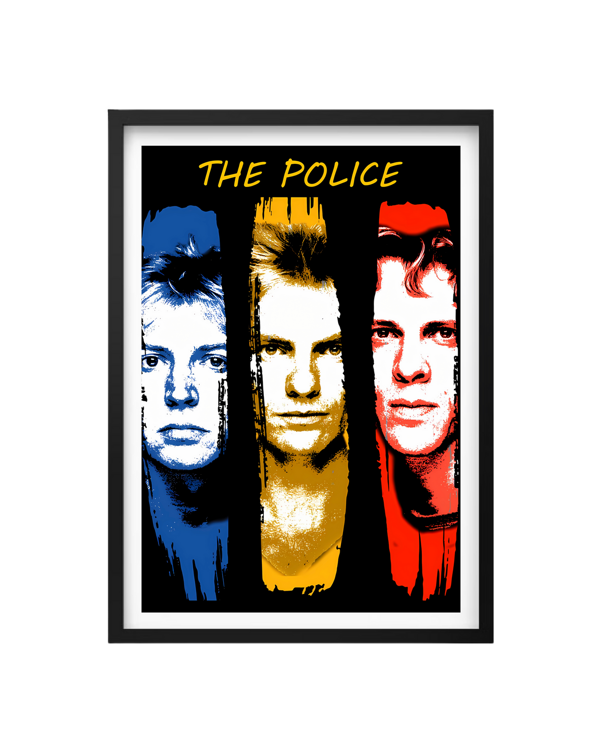 Cuadro The Police: New Wave Icon Triad