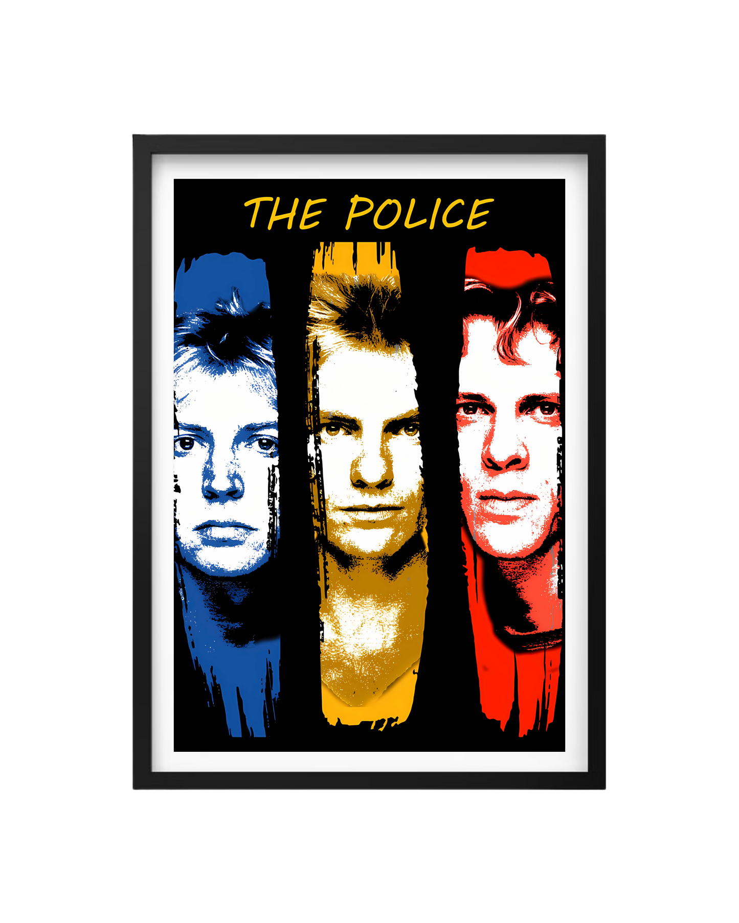 Cuadro The Police: New Wave Icon Triad