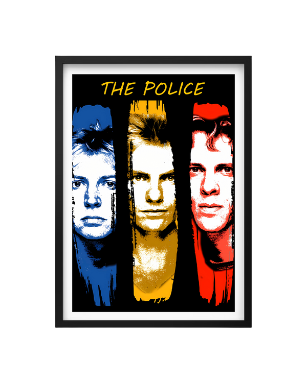 Cuadro The Police: New Wave Icon Triad