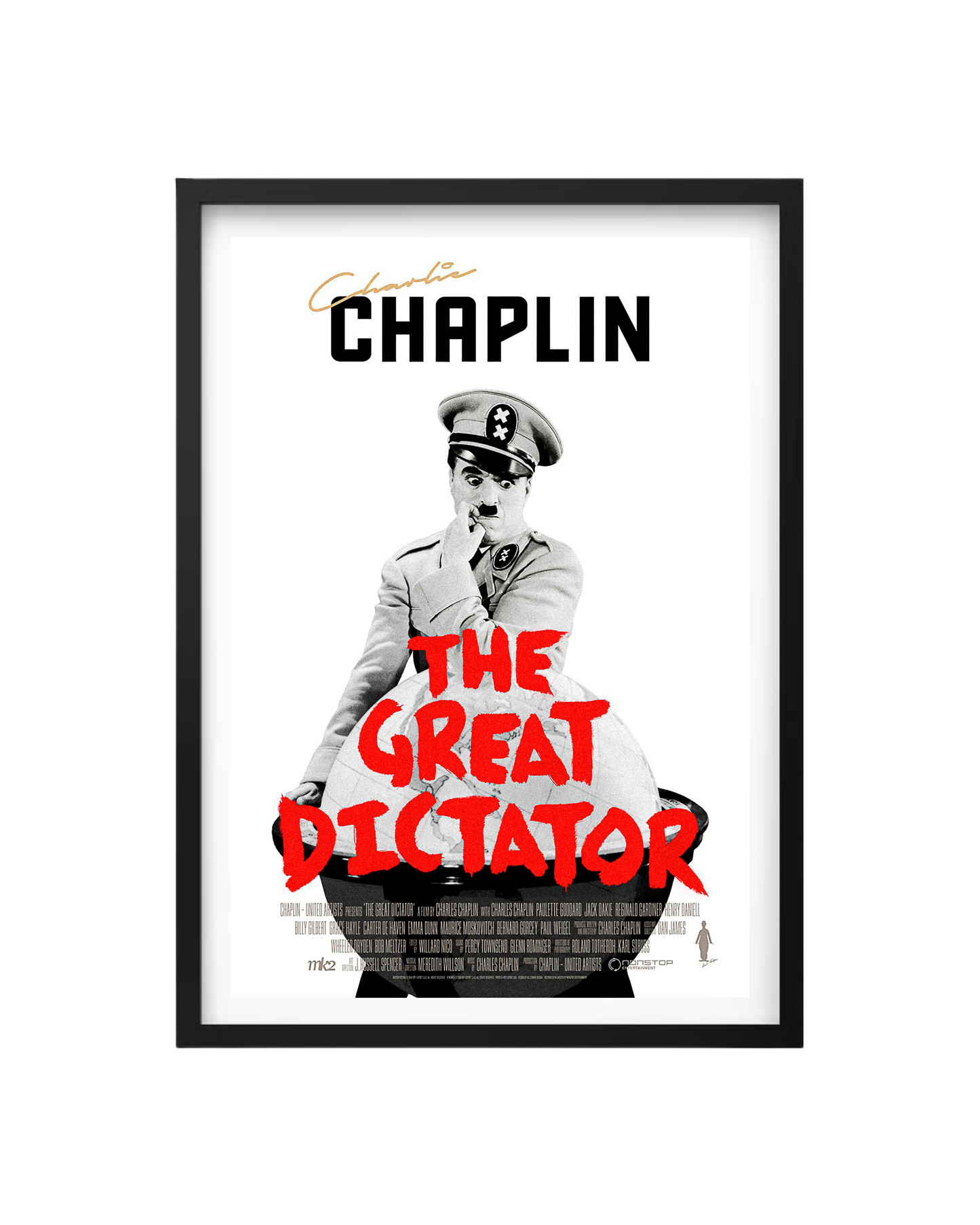 Cuadro El Gran Dictador (Charles Chaplin)
