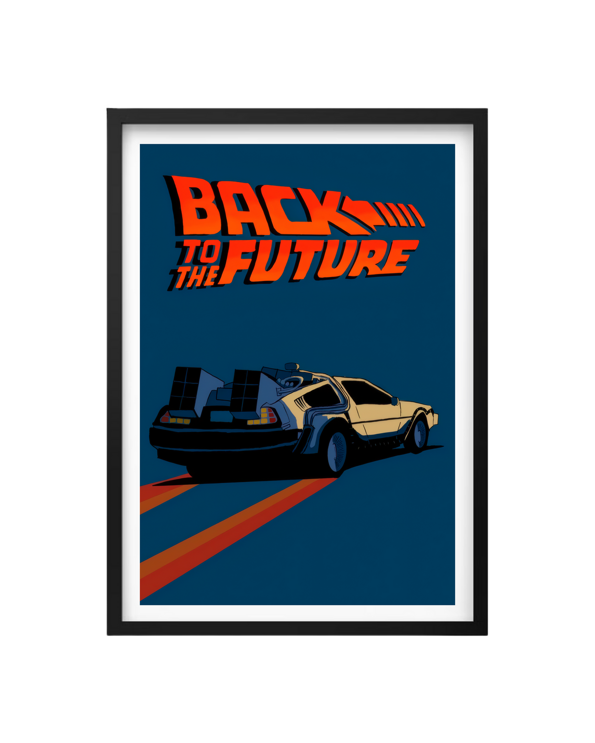 Cuadro Volver Al Futuro - Ilustración