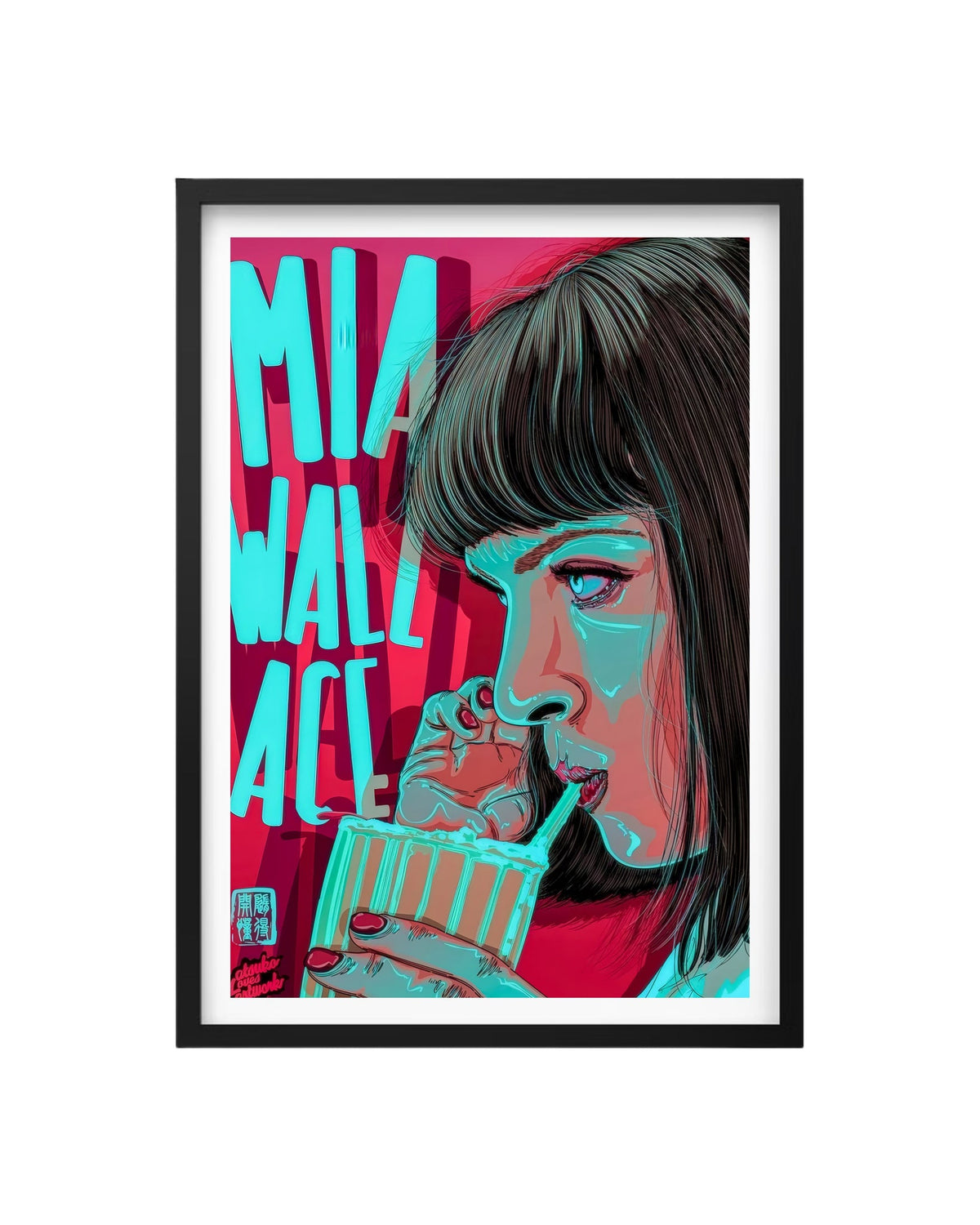 Cuadro Pulp Fiction - Mia Wallace