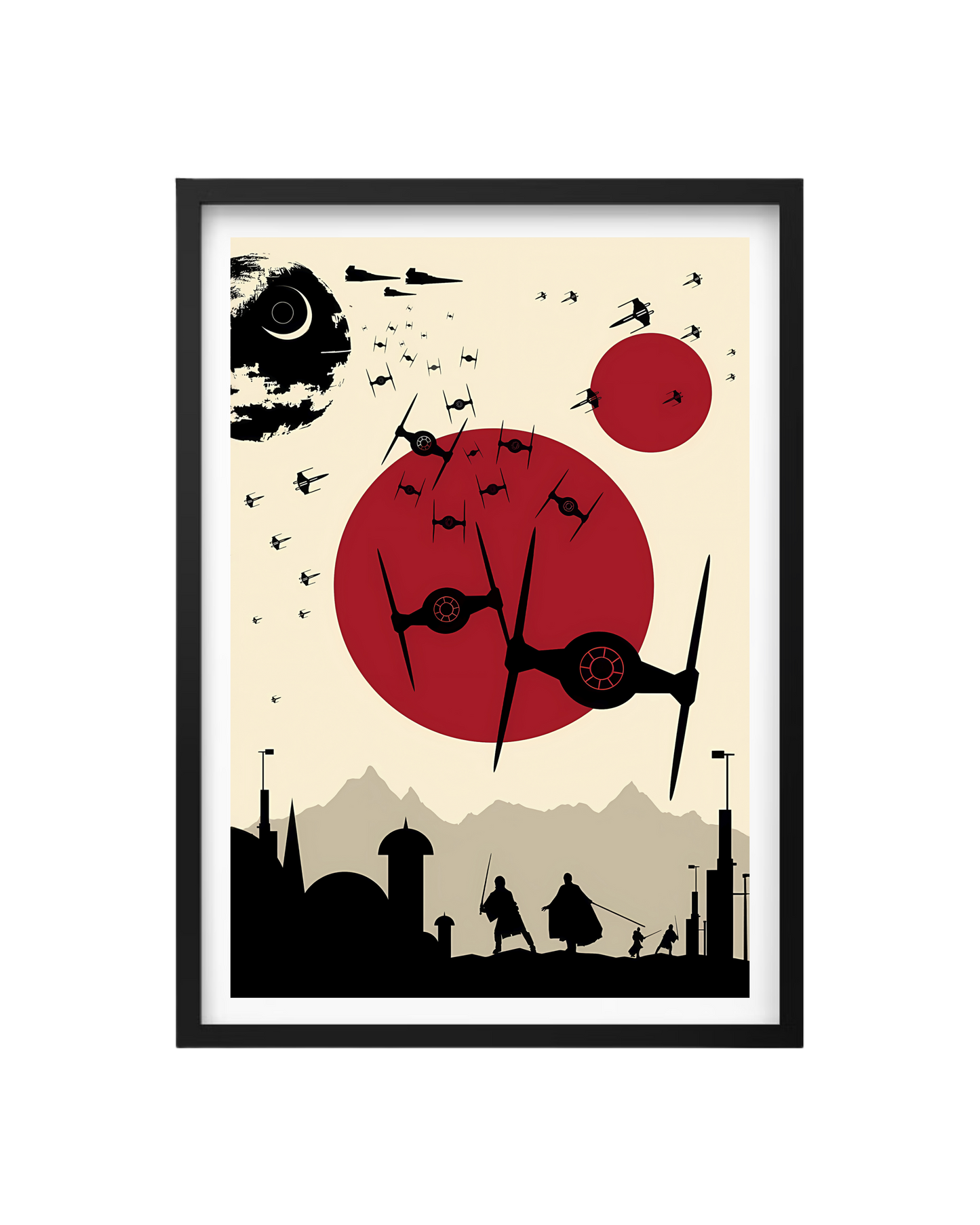 Cuadro Star Wars: Duelos en la Galaxia Retro