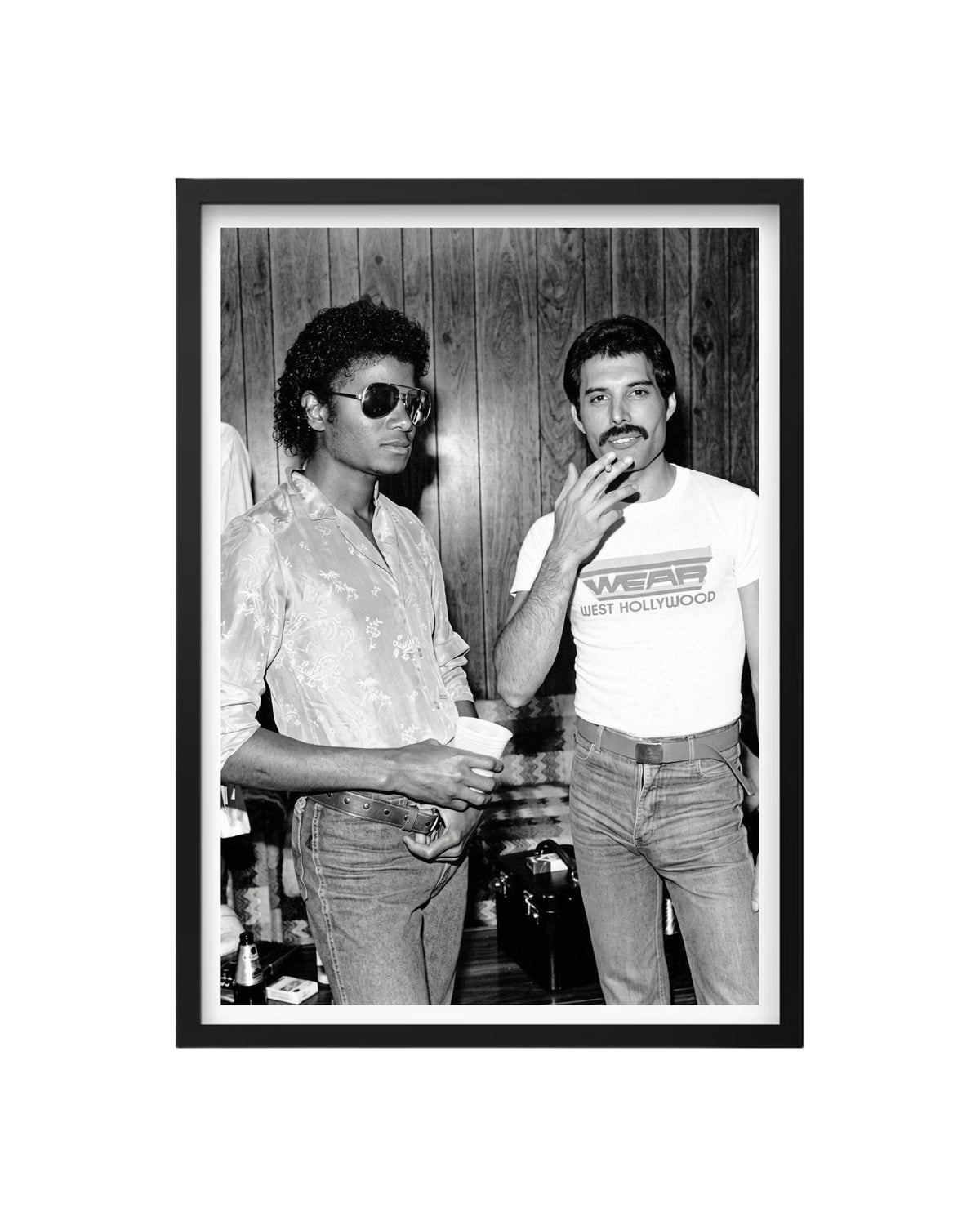 Cuadro Michael Jackson & Freddie Mercury – Kings of Pop & Rock (1980)
