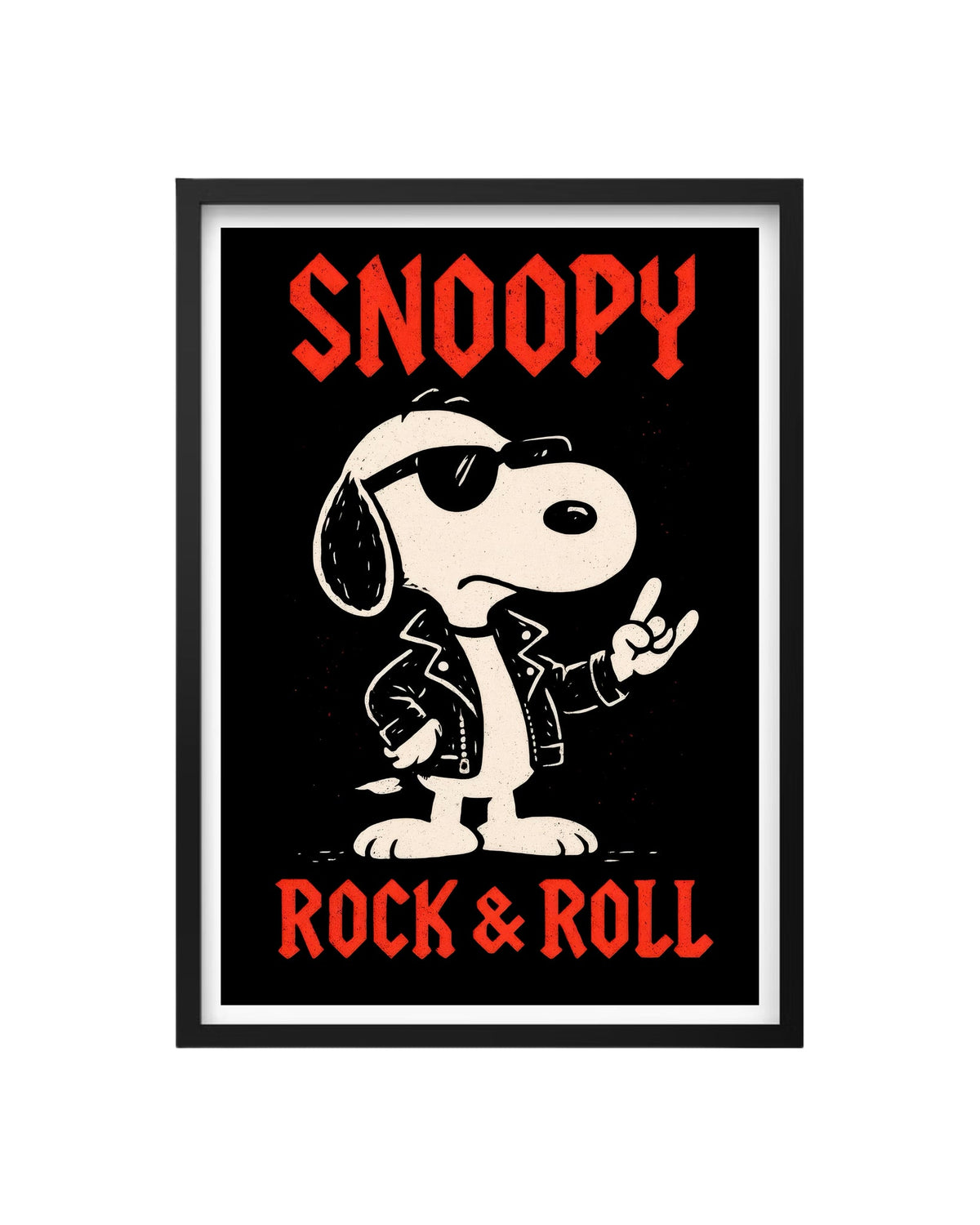 Cuadro Snoopy Rock & Roll