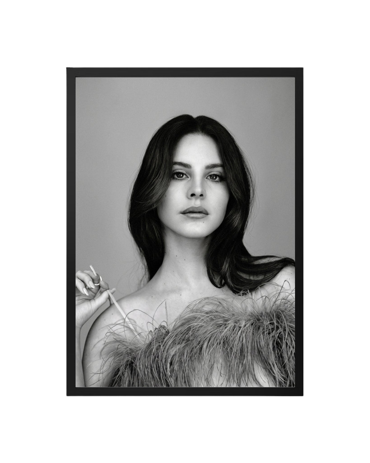 Cuadro Lana Del Rey – Feathered Glamour