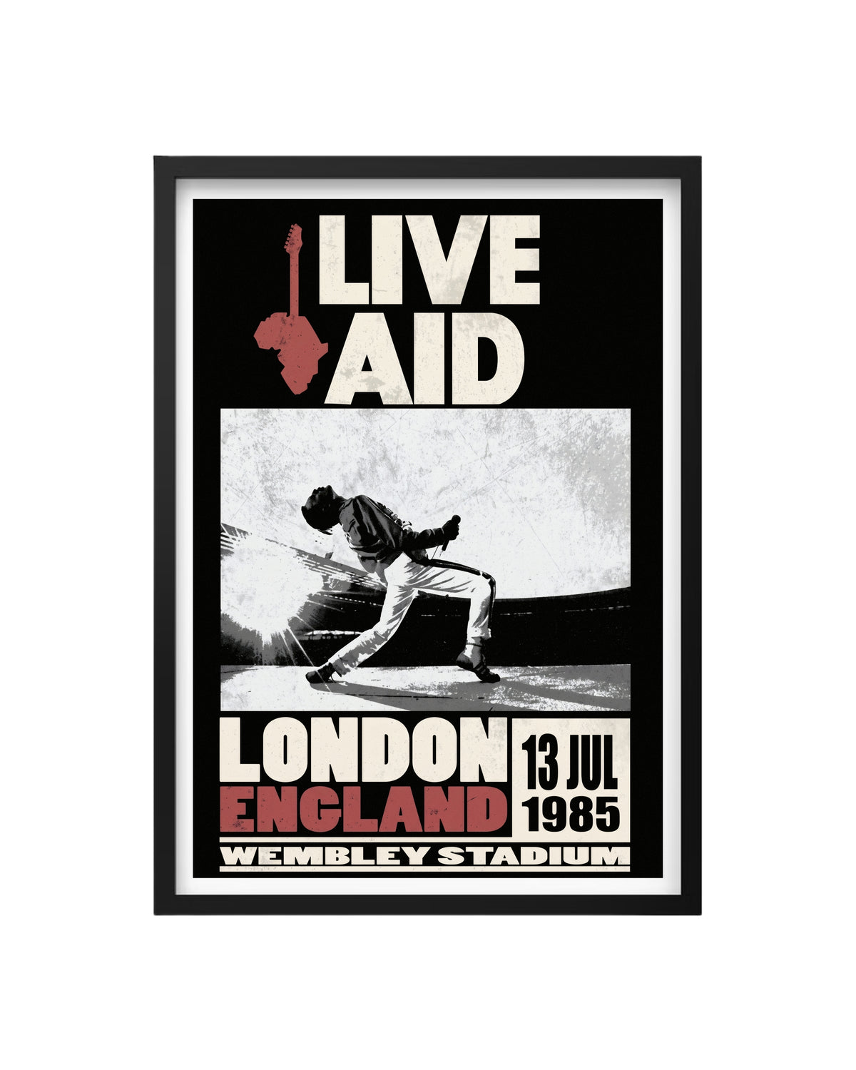 Cuadro Live Aid – Freddie Mercury
