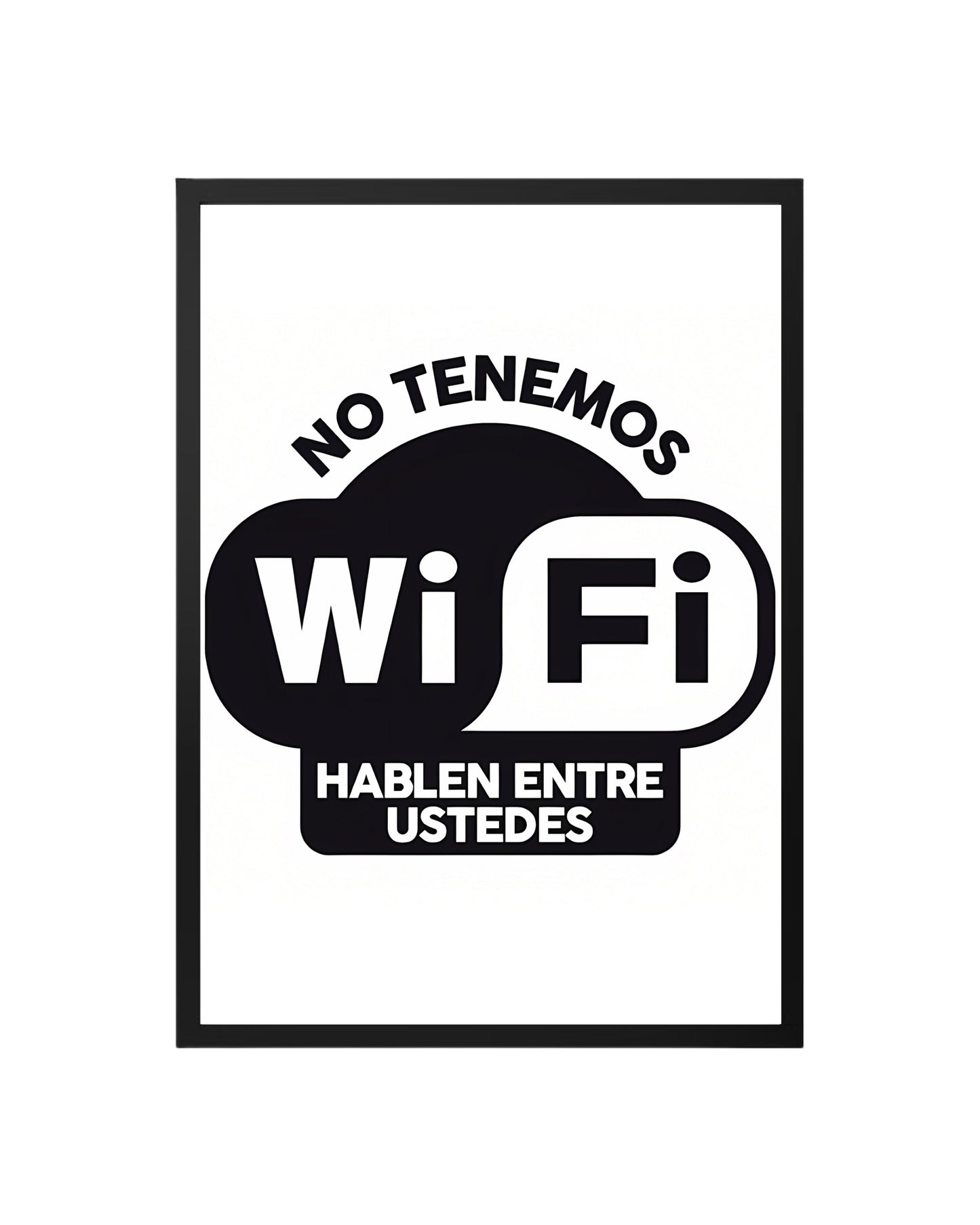 Cuadro WiFi - La Ironía Social