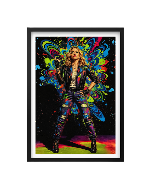Cuadro Madonna – La Reina del Pop Abstracta