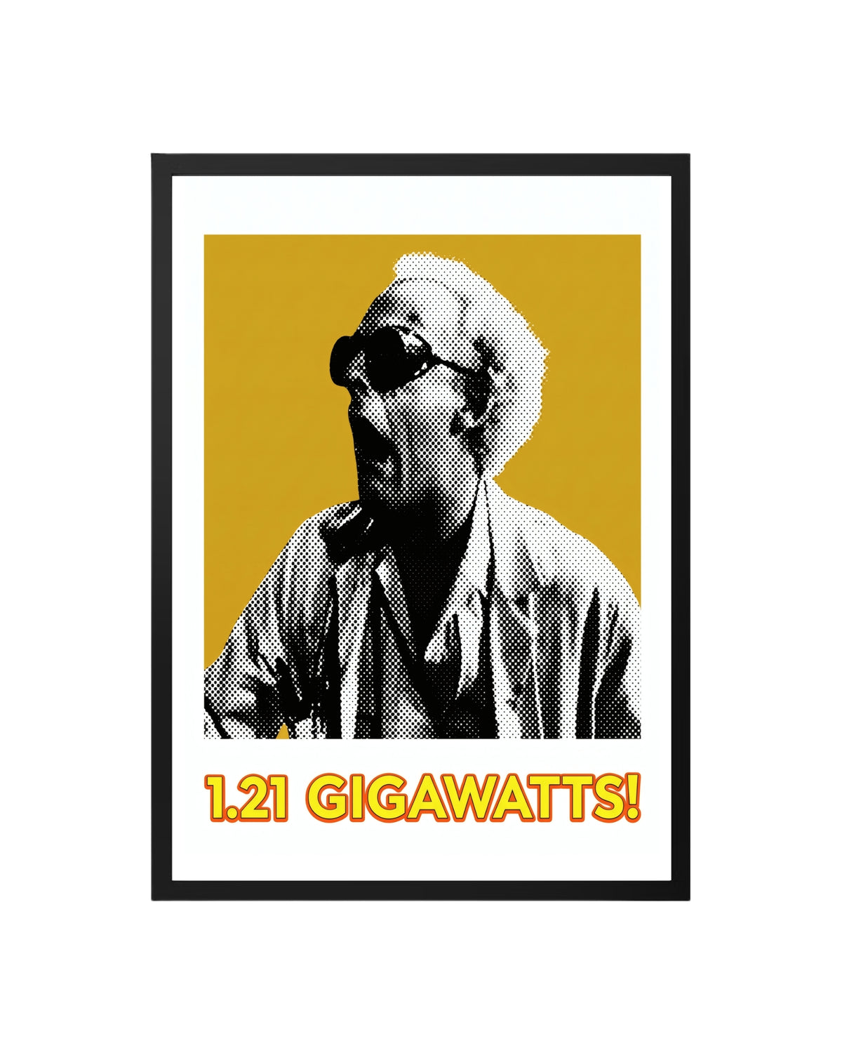 Cuadro Volver al Futuro – Doc Brown 1.21 Gigawatts