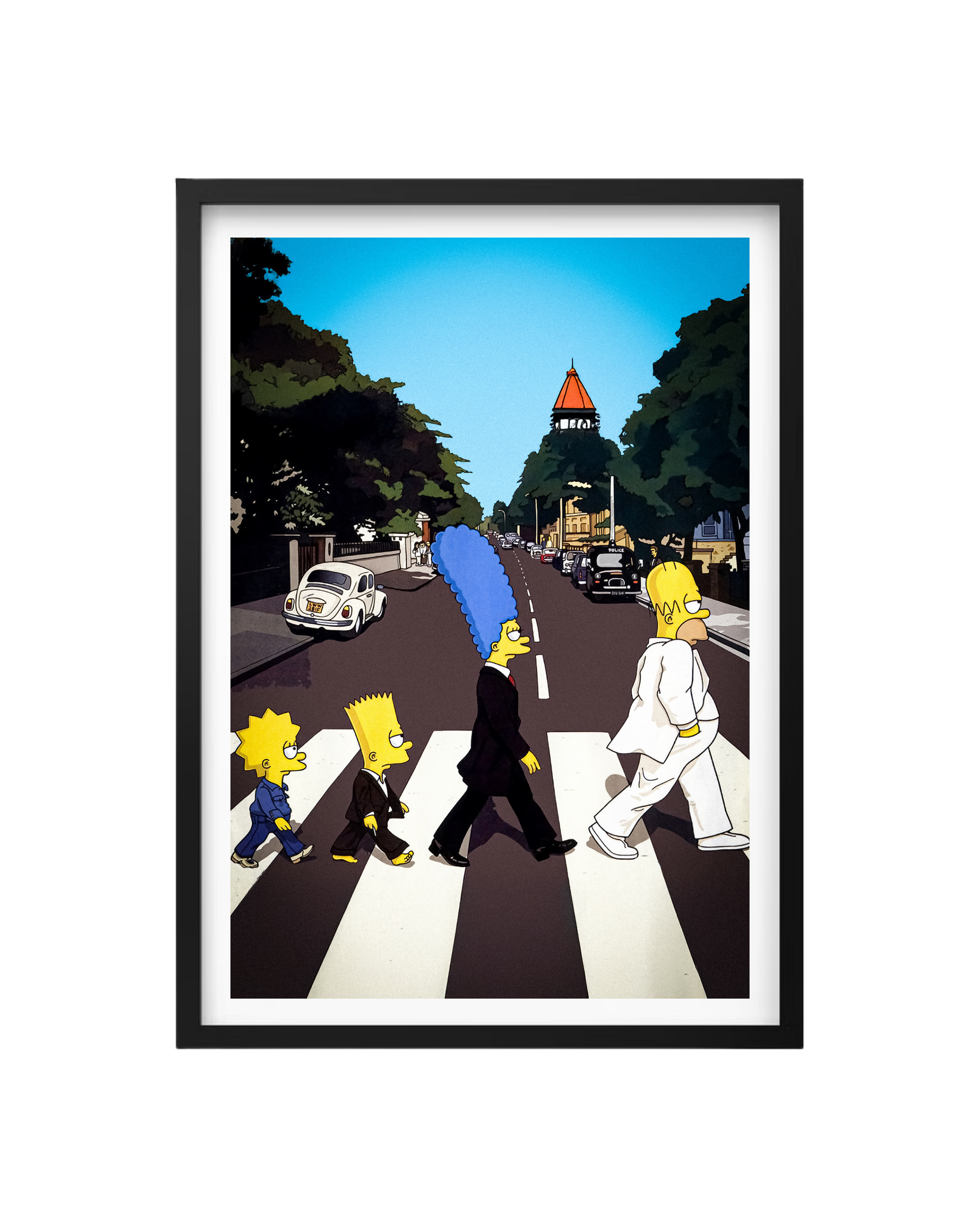 Cuadro Los Simpson Abbey Road