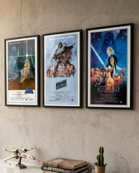 Pack 3 Cuadros 70x50 Star Wars - Trilogía Original