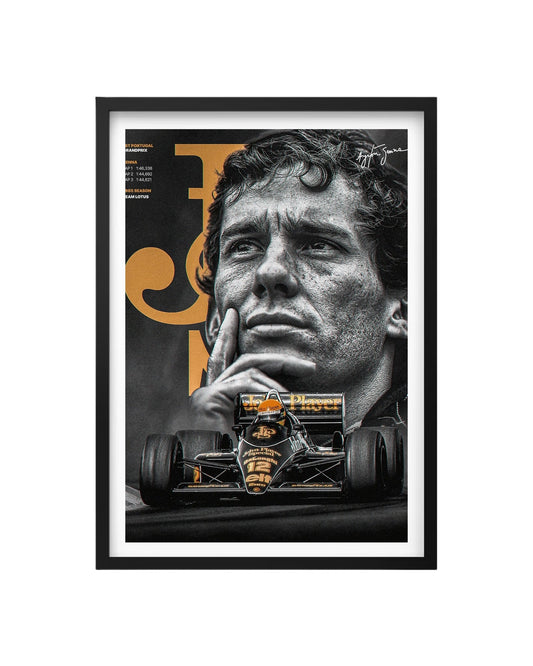 Cuadro Ayrton Senna