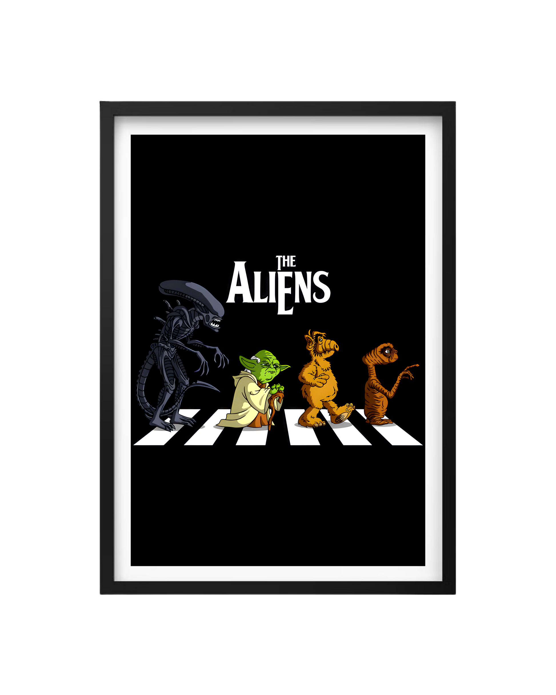 Cuadro The Aliens (Alien - Yoda - Alf - Et)