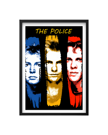 Cuadro The Police: New Wave Icon Triad