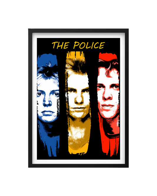 Cuadro The Police: New Wave Icon Triad