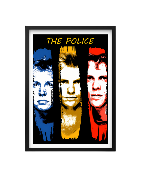 Cuadro The Police: New Wave Icon Triad