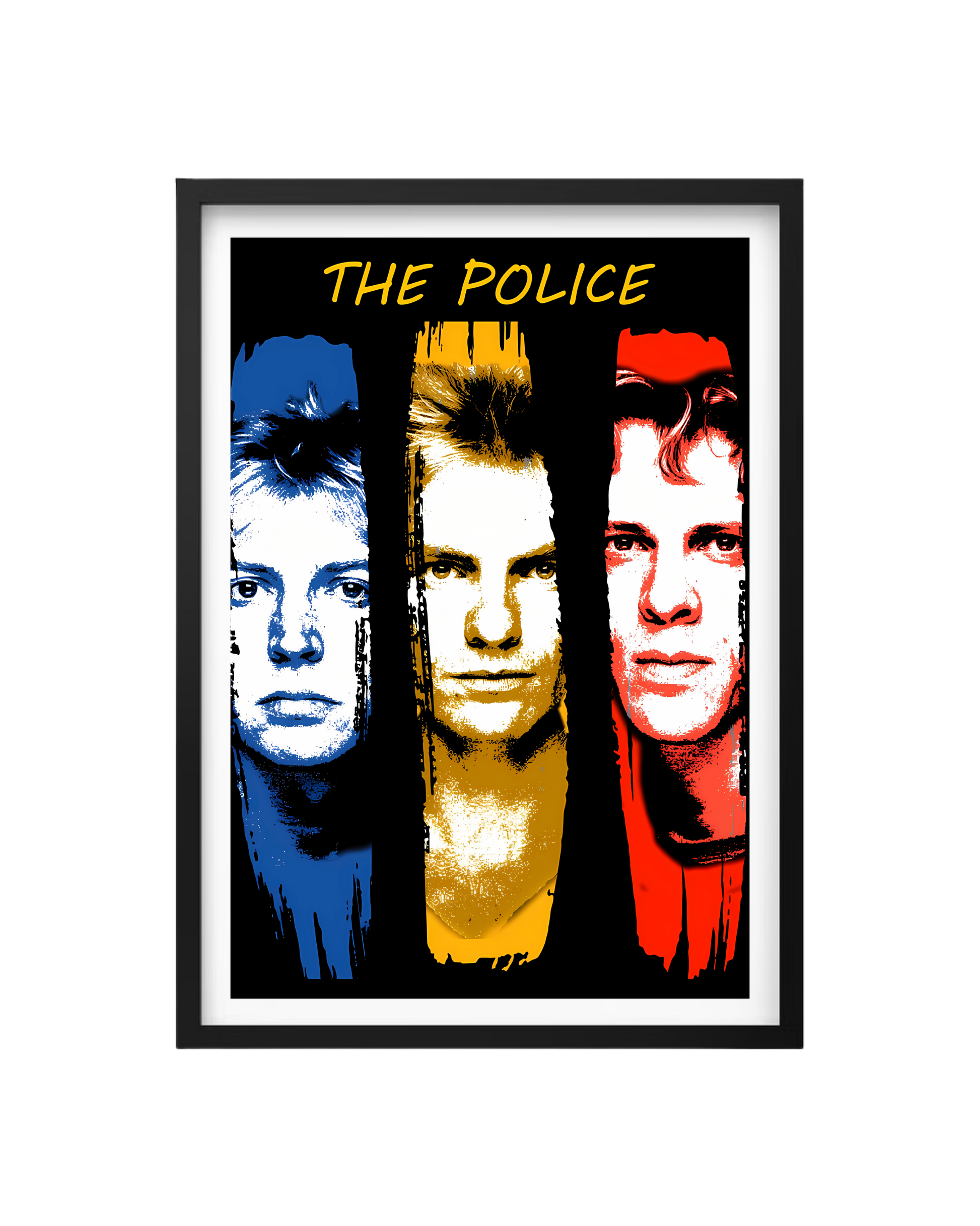 Cuadro The Police: New Wave Icon Triad
