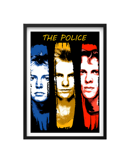 Cuadro The Police: New Wave Icon Triad