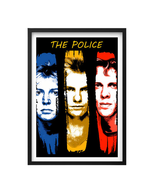 Cuadro The Police: New Wave Icon Triad