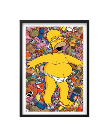 Cuadro Los Simpson (Homero)