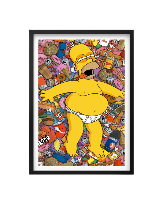 Cuadro Los Simpson (Homero)