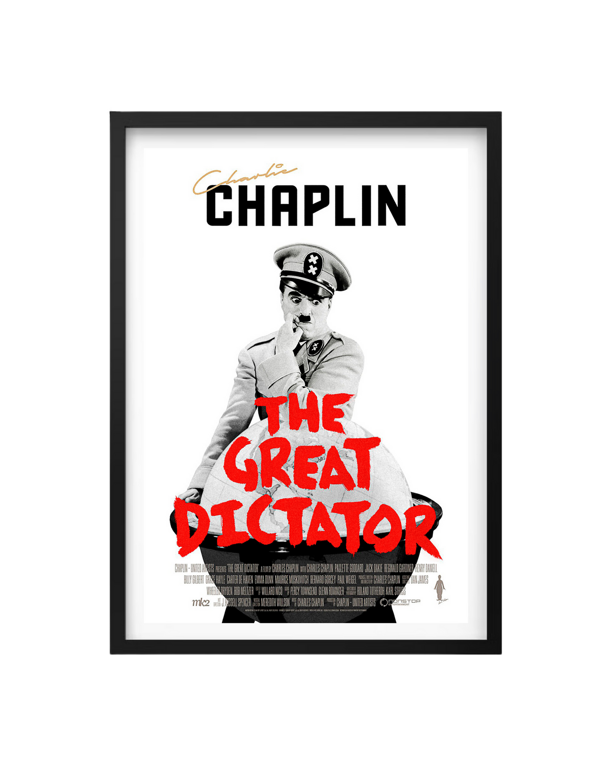 Cuadro El Gran Dictador (Charles Chaplin)