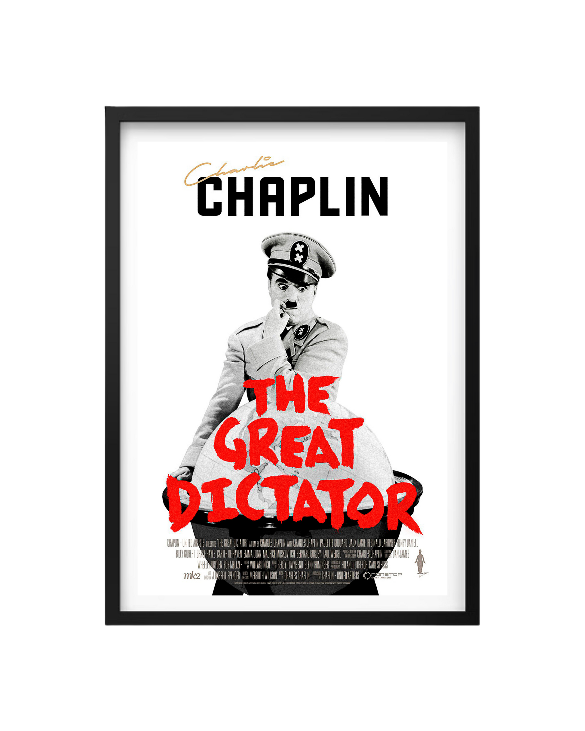 Cuadro El Gran Dictador (Charles Chaplin)