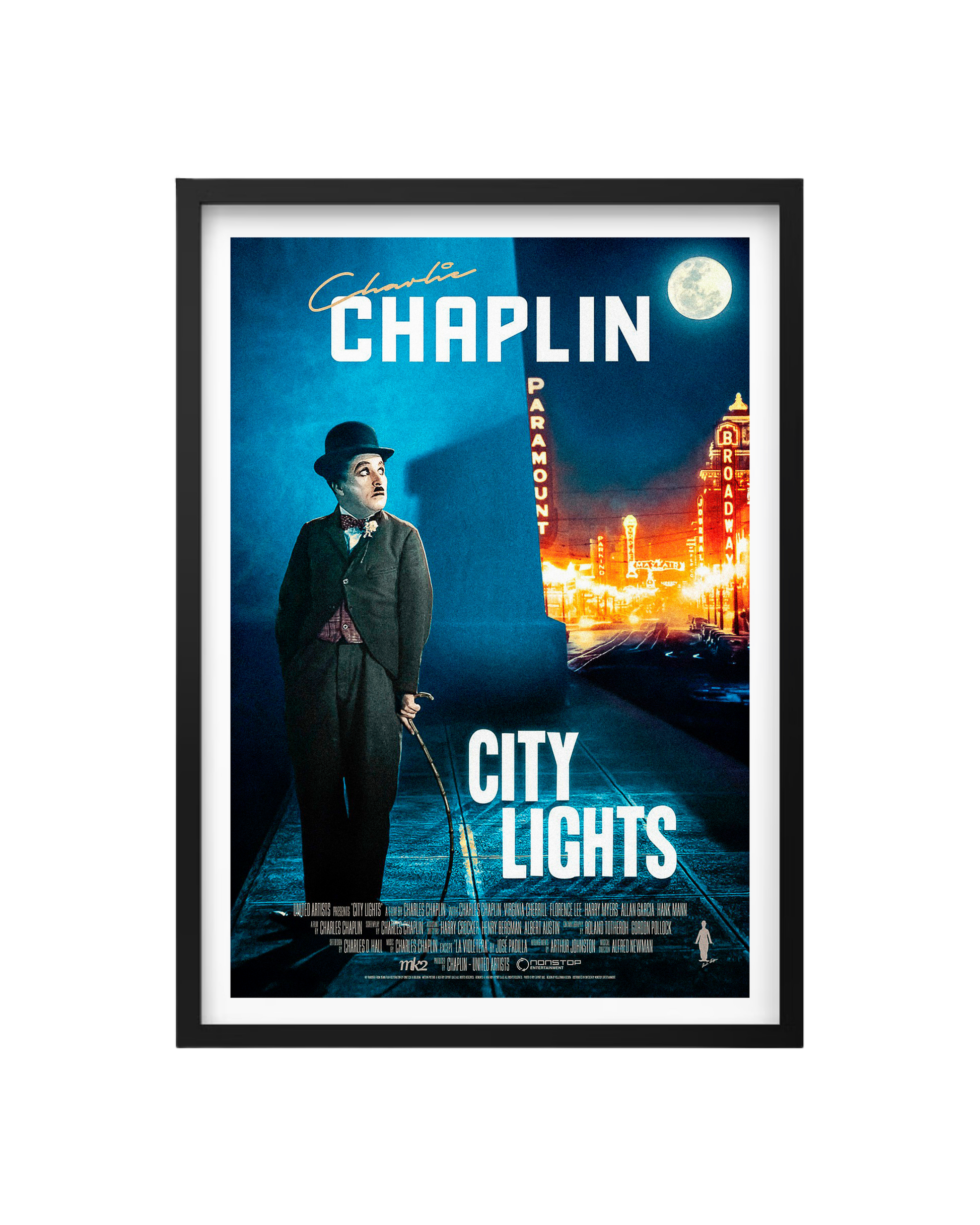 Cuadro City Lights (Charles Chaplin)
