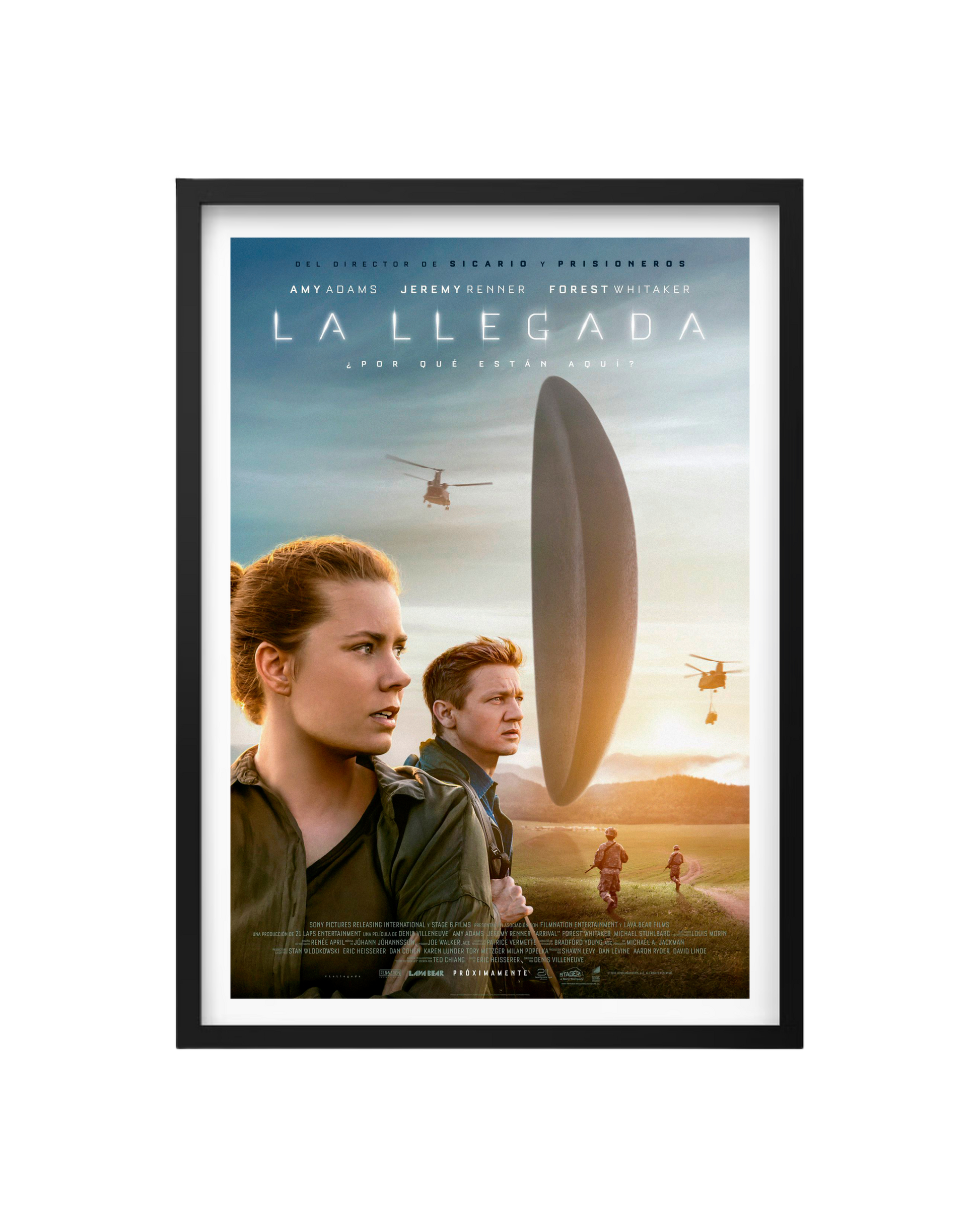 Cuadro La Llegada - Arrival