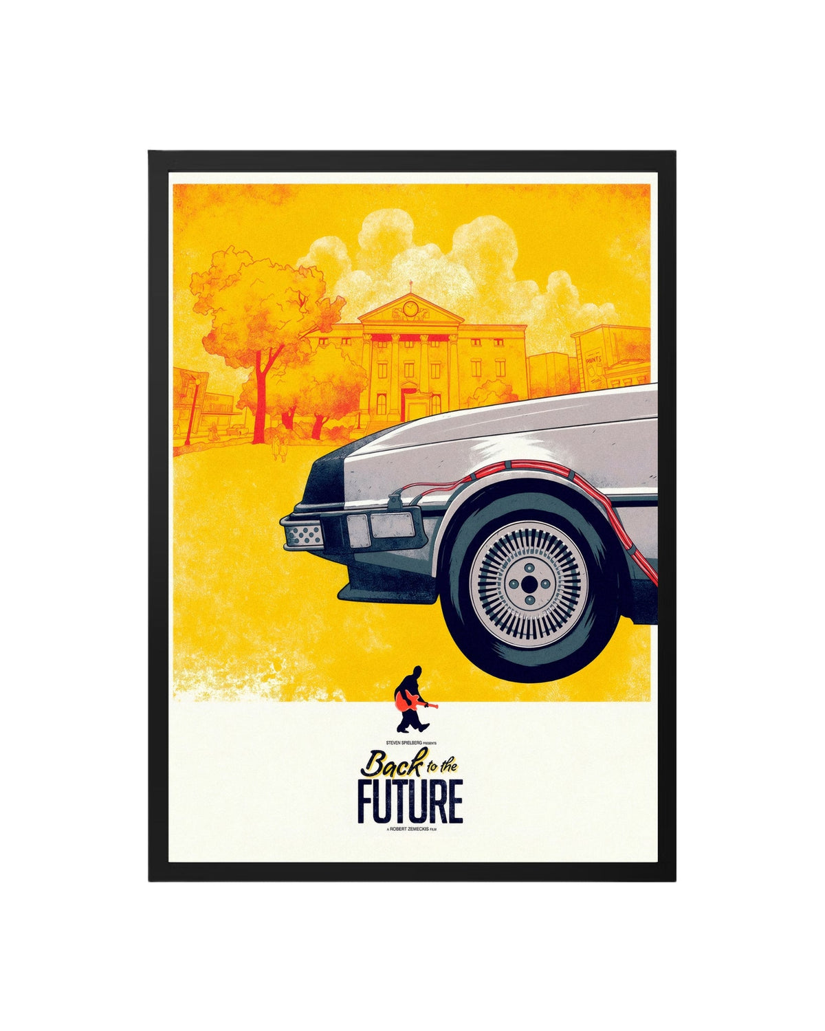 Pack Trilogía Volver al Futuro Minimalista – 3 Cuadros 70x50 | Back to the Future