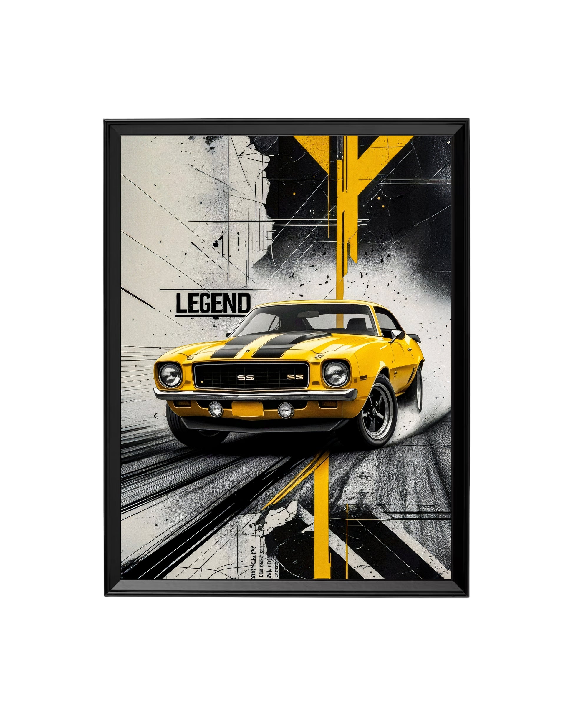 Cuadro Camaro SS - El rugido de la leyenda