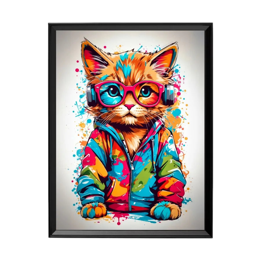 Cuadro Dj Gatuno Urbano (Pop Art)