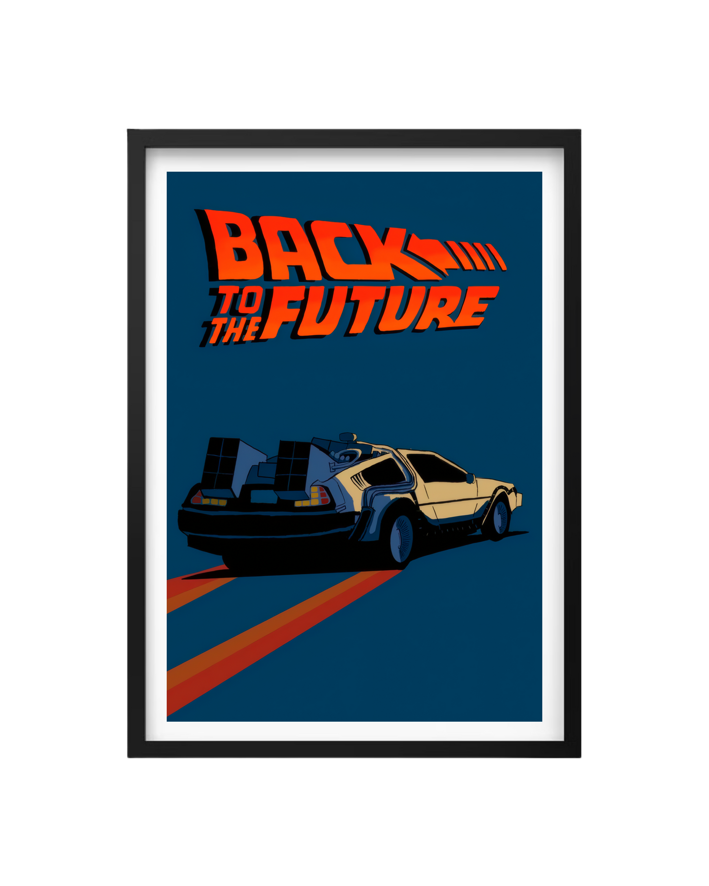 Cuadro Volver Al Futuro - Ilustración