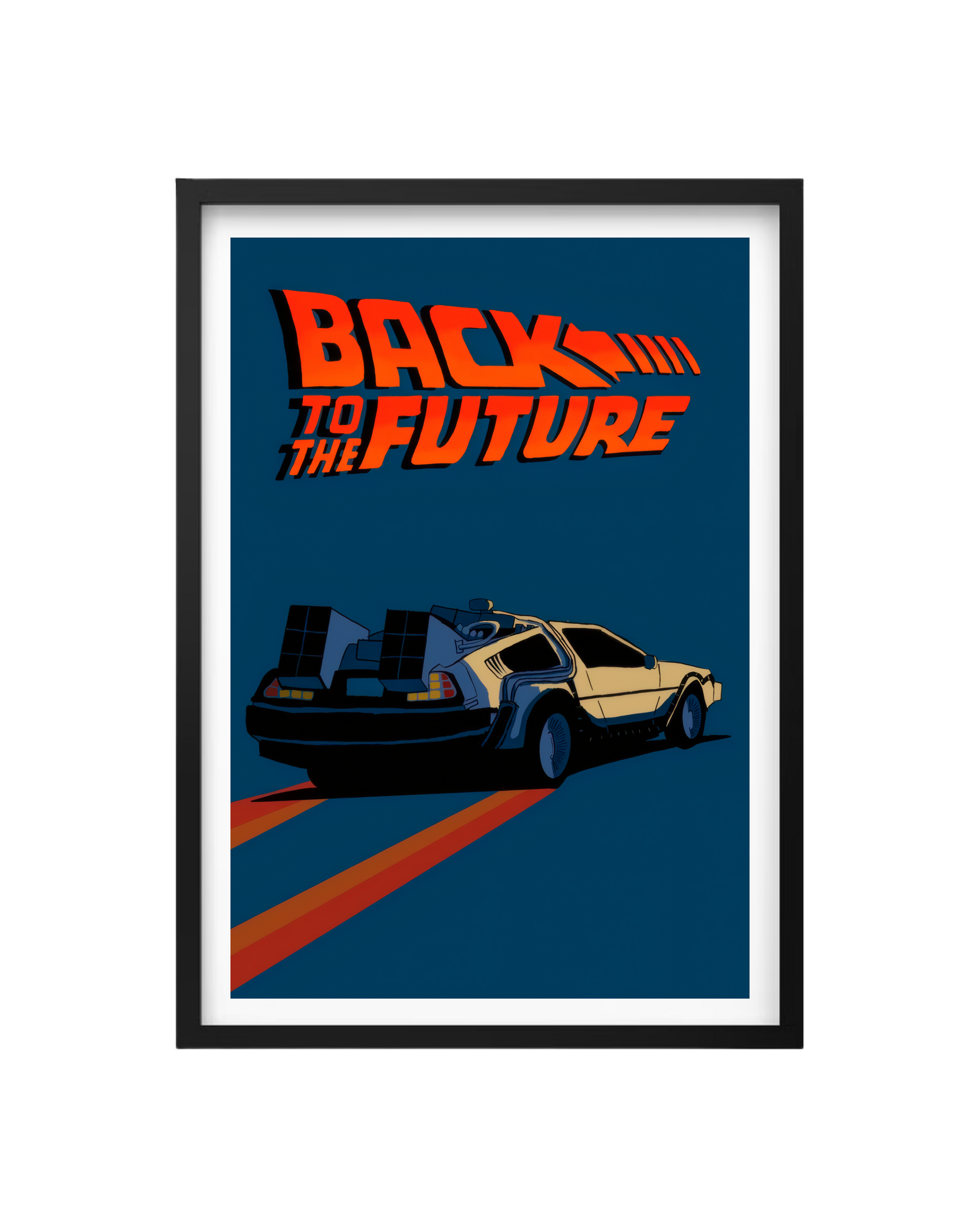 Cuadro Volver Al Futuro - Ilustración