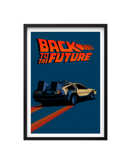 Cuadro Volver Al Futuro - Ilustración
