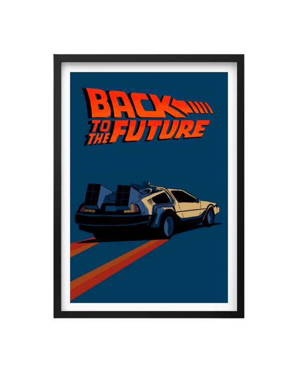 Cuadro Volver Al Futuro - Ilustración