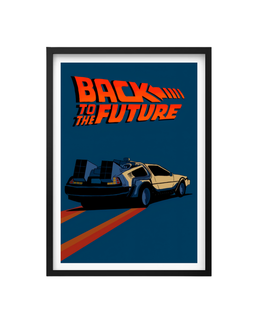 Cuadro Volver Al Futuro - Ilustración