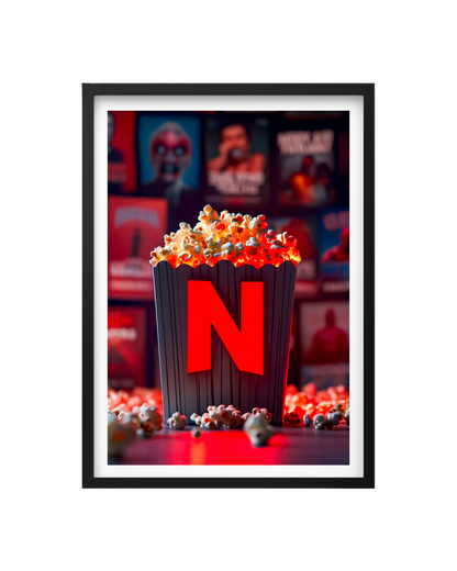 Cuadro Netflix - El ritual del streaming