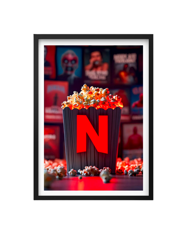 Cuadro Netflix - El ritual del streaming