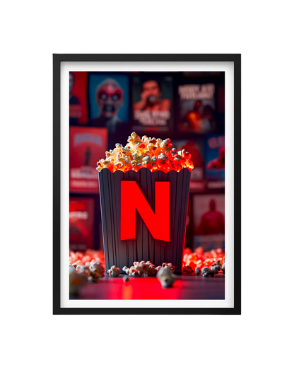 Cuadro Netflix - El ritual del streaming