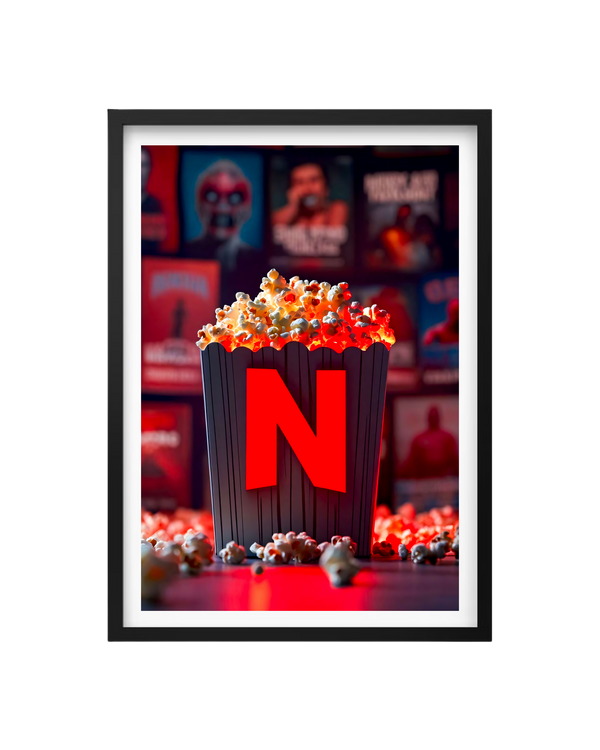 Cuadro Netflix - El ritual del streaming