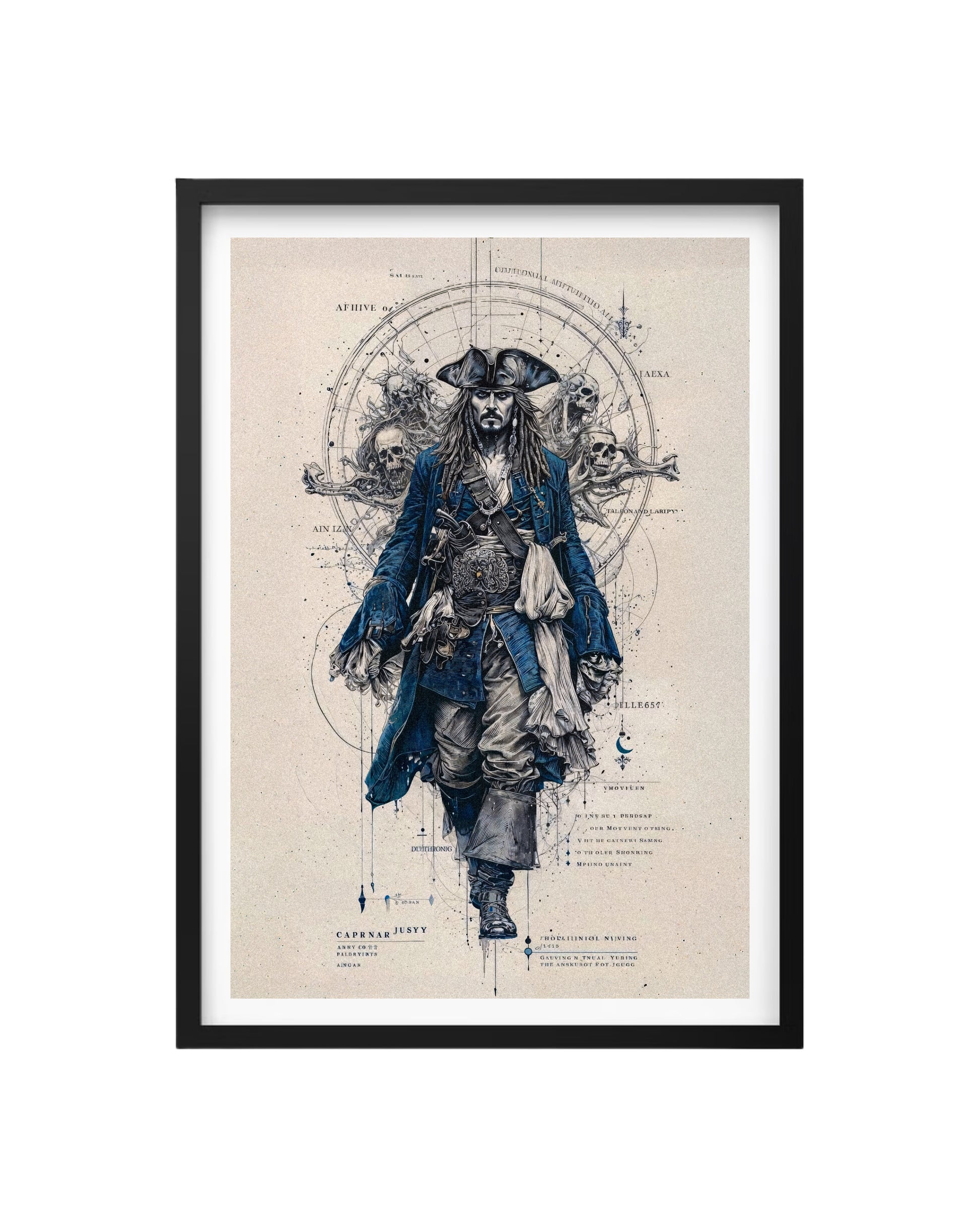 Cuadro Piratas del Caribe - Jack Sparrow