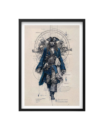 Cuadro Piratas del Caribe - Jack Sparrow