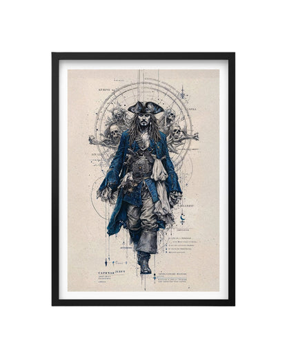Cuadro Piratas del Caribe - Jack Sparrow