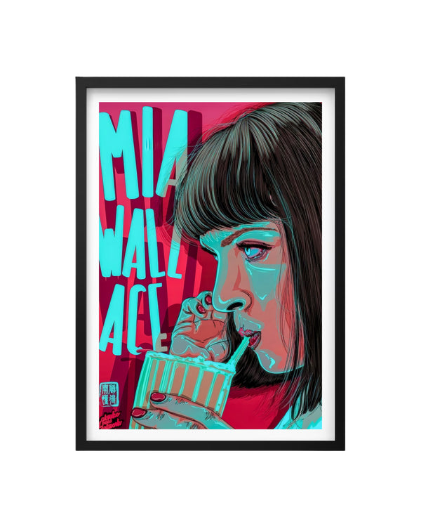 Cuadro Pulp Fiction - Mia Wallace