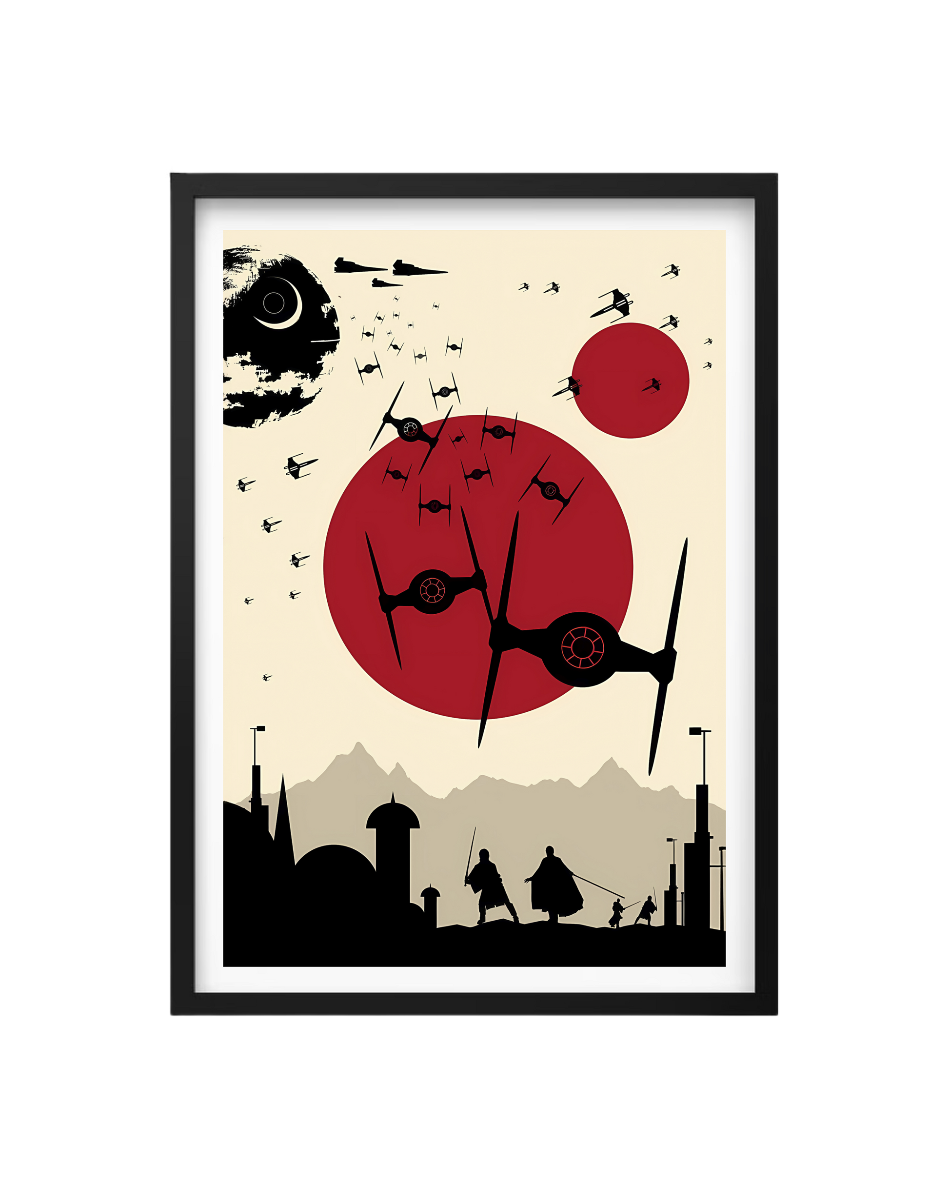 Cuadro Star Wars: Duelos en la Galaxia Retro