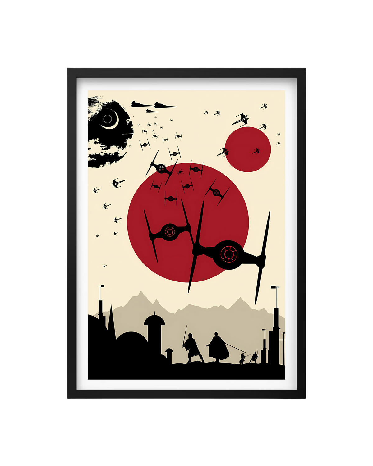 Cuadro Star Wars: Duelos en la Galaxia Retro