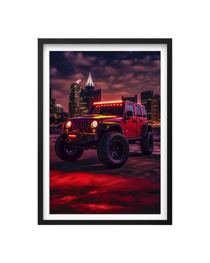Cuadro Jeep Wrangler | La rebeldía que no se detiene